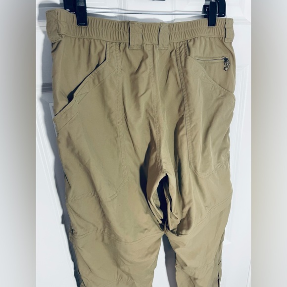 LL Bean Convertible Pants-Zip off Shorts Nylon Elastic Waist Men’s sz Medium #3 - Picture 6 of 10
